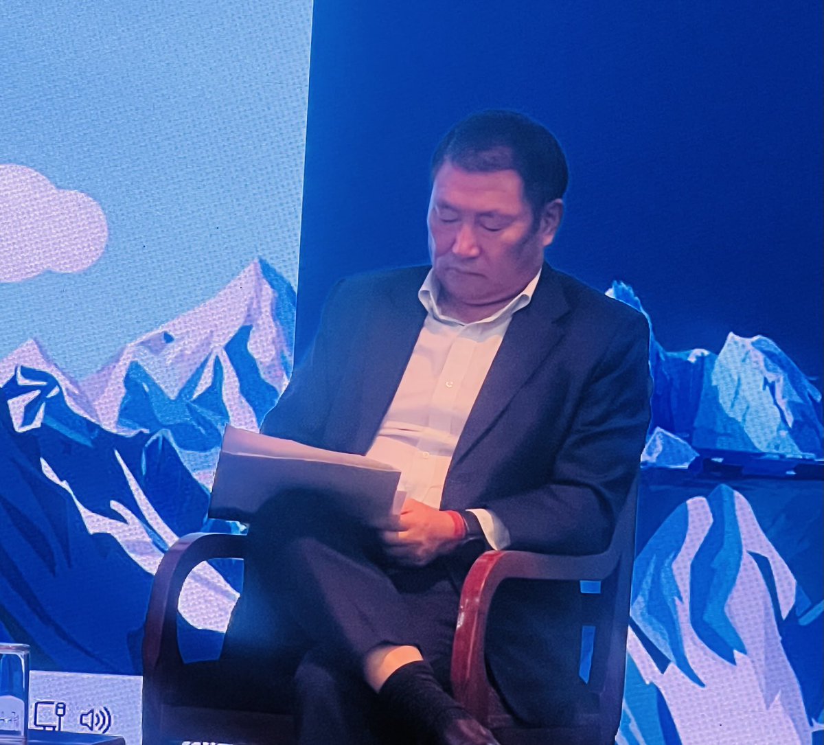 #InterPolarConference, “New terminologies are coined every year to describe the evolving nature of climate change and its impacts but we need to question why existing science is not being used for taking action to reduce risks.” Dr. Pema Gyamtsho. ⁦<a href="/ICIMODDG/">ICIMOD_DG</a>⁩ ⁦<a href="/uarctic/">UArctic</a>