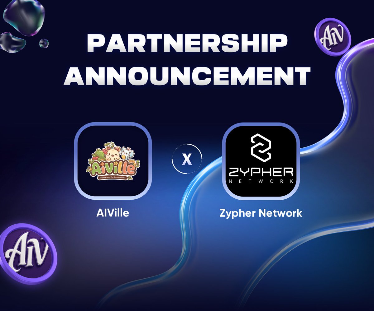 🚀<a href="/aivillebot/">AIVilleWorld</a> 🤝 <a href="/Zypher_Network/">Zypher Network (Hiring)</a> 

We are proud to announce our collaboration with Zypher Network, the first ZK computing layer for trustless AI agents—to co-build a verifiable and secure foundation for on-chain AI economies!

Together, we are pioneering a trustless environment