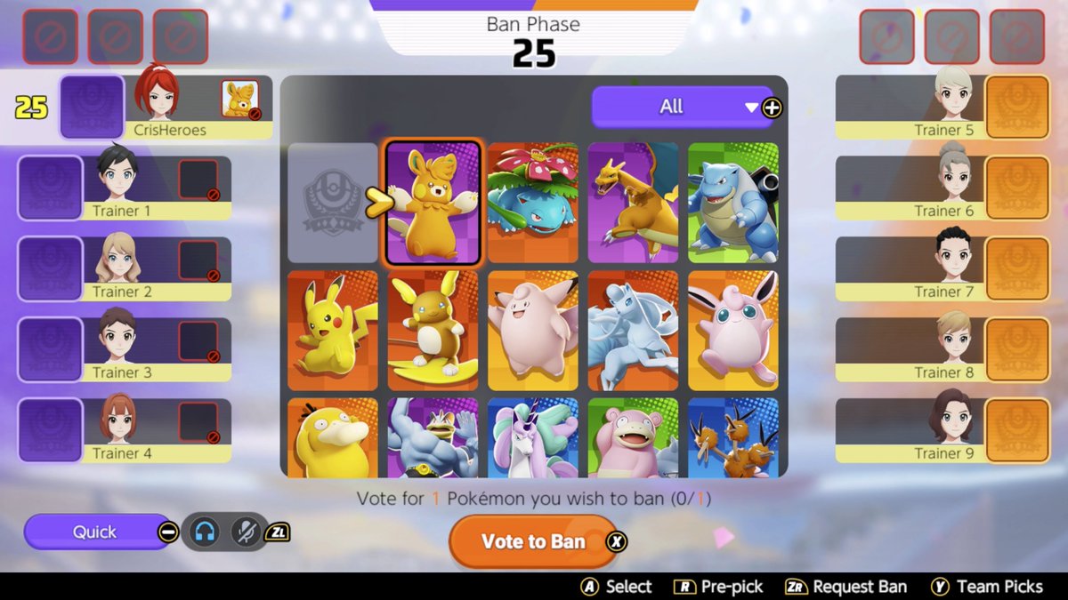 3 bans per team apperantly now and everyone can vote on the banned Pokemon the ones with the most votes get banned
