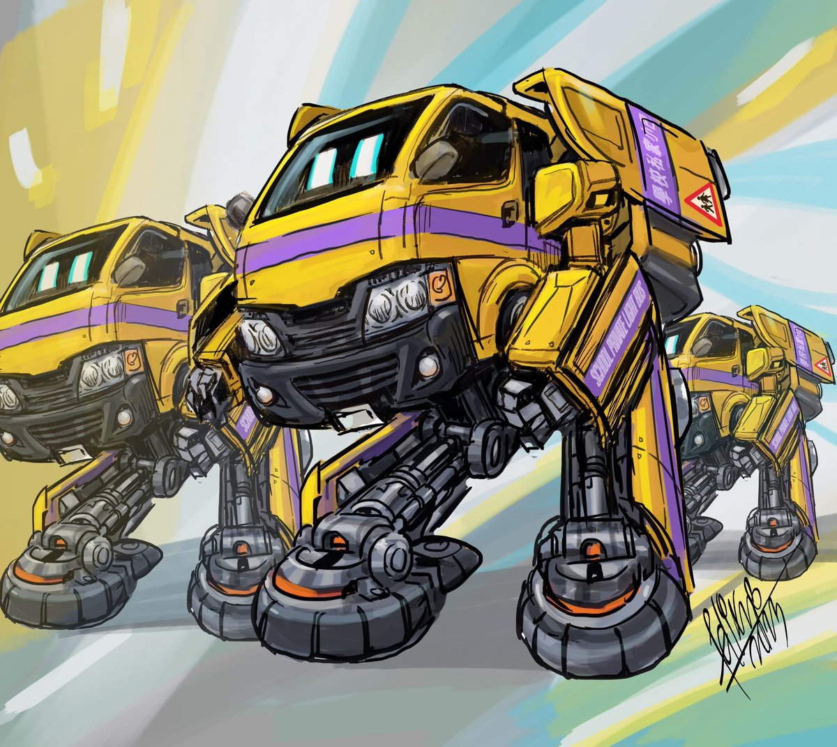 felixip's tweet image. Yellow body with purple line is Hong Kong School Bus color 

#香港重機 #hongkongmachines #schoolbus