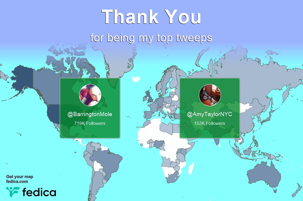 Special thanks to my top new tweeps 8/22 - 8/28 <a href="/BarringtonMole/">Barrington Mole</a>, <a href="/AmyTaylorNYC/">Amy Taylor</a>