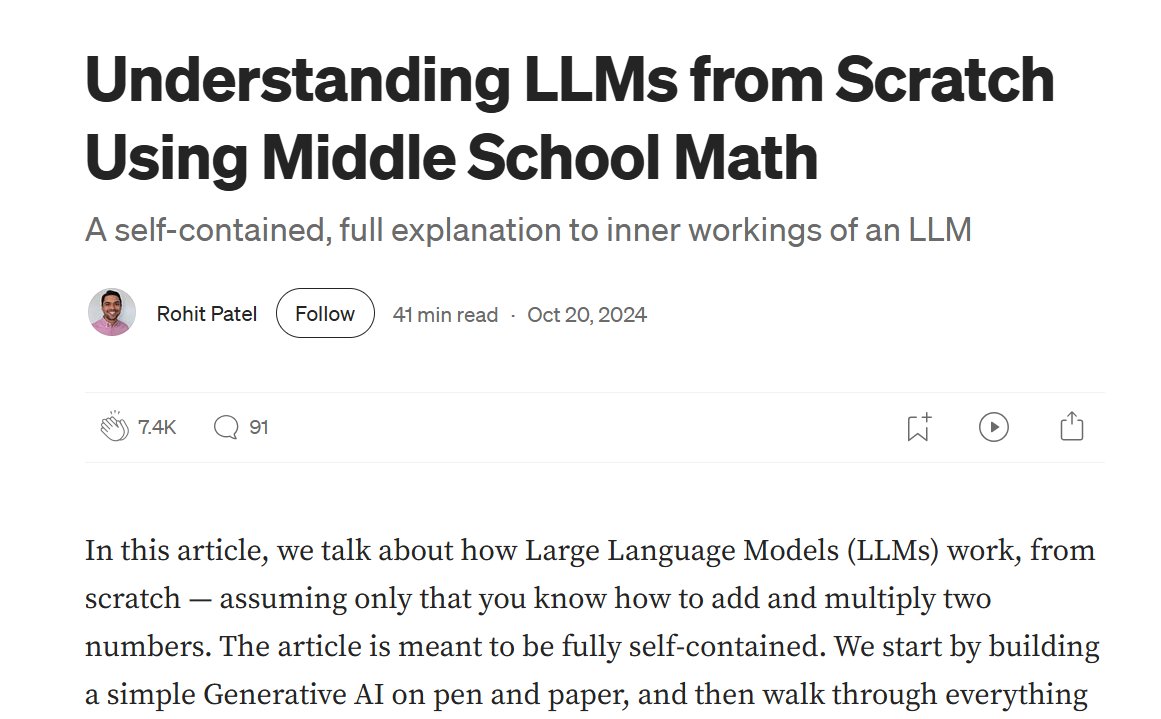 AIDailyFeed's tweet image. Grab your coffee and read this blog, Worth reading.