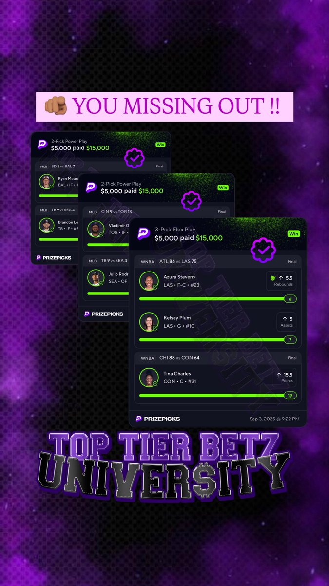 🚨 Stop watching from the sidelines &amp; TAP IN 🚨
This week we’re running a 6-Man Challenge 💥
We’re cashing BIG NUKES all week long 🤑💰

👉 Hit the link below to join the FREE community and lock in today. whop.com/toptierfree