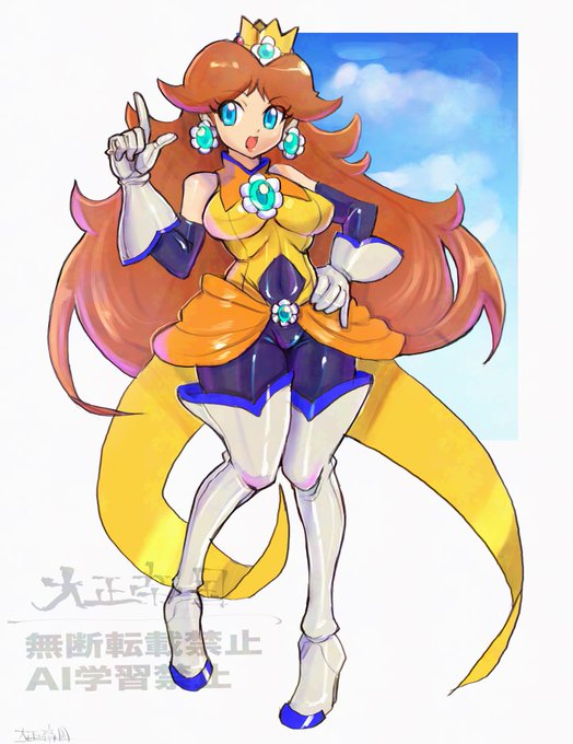 四年前くらいに描いたロングヘアデイジー🌼 