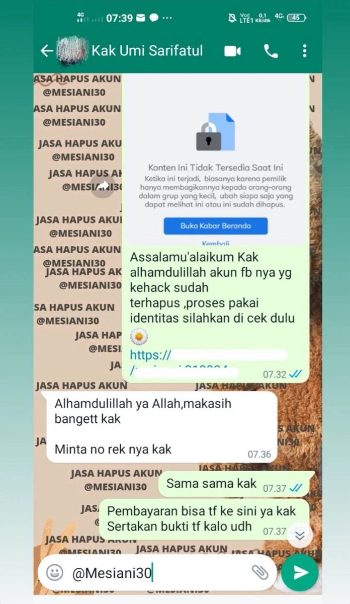 Open jasa PEMULIHAN AKUN , HAPUS AKUN❗️Gmail, Tiktok, Facebook, Instagram dll  &lt;l

• ⁠Akun kena hack / akses hilang total
• ⁠Nomor tlp tidak aktif
• ⁠Terhalang kode login / af2 
• Akun terkunci &amp; nonaktif

PROSES 30 MENIT - 1 JAM🫰🏻
FAST RESPON WA DIBIO YA