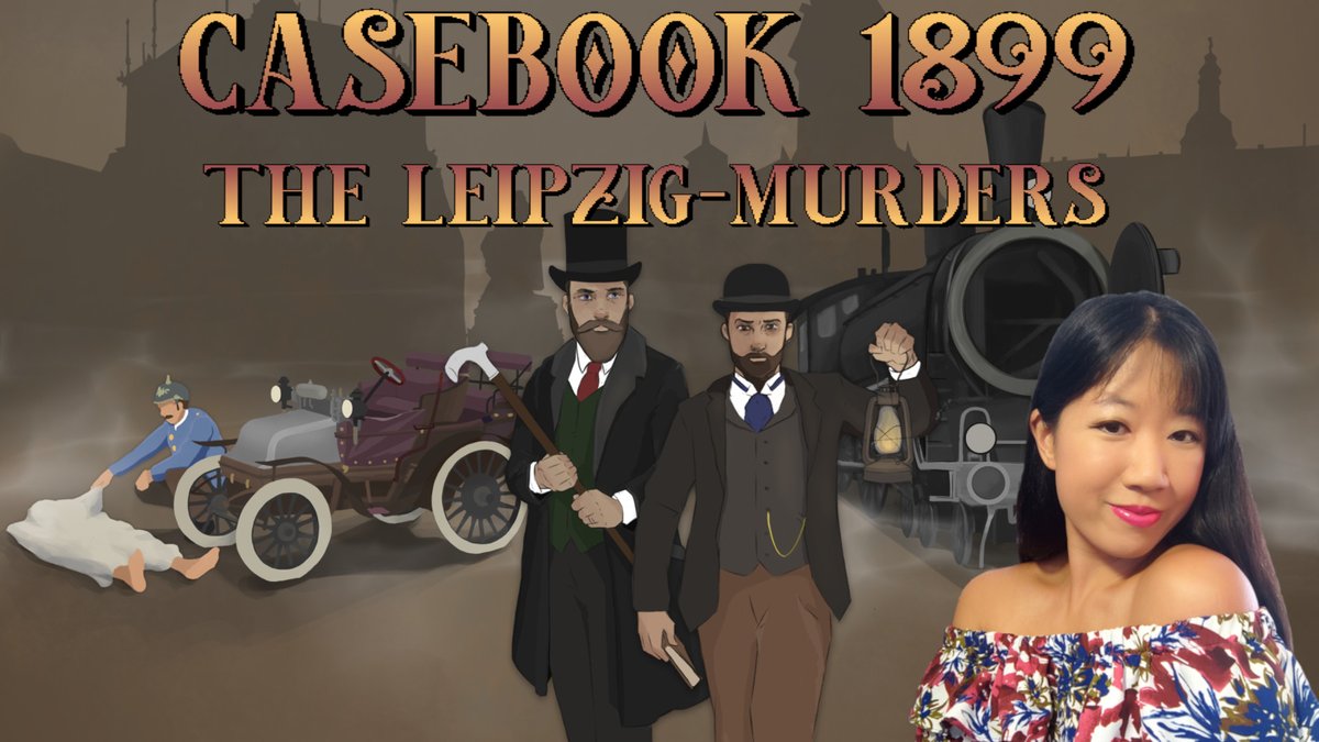 We've done a lot of detective games this year, but what about detective-ing... in *German*? Live soon with the brand new release from @Studio_Narrans, #Casebook1899: The Leipzig Murders! 

▶️twitch.tv/drunkerella