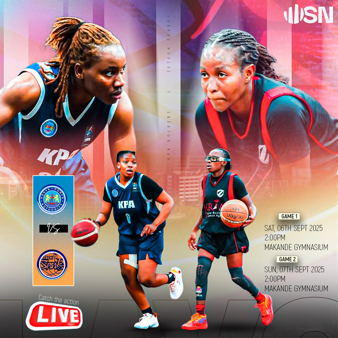 The showdown is here! 
Zetech Sparks take on the Dockers in what promises to be a tough battle – but nothing is impossible. 
Meanwhile, all eyes are on KPA as they look to end Nairobi City Thunder’s 2-year unbeaten streak. ⚡ Makande Gym will be hotter than ever this weekend