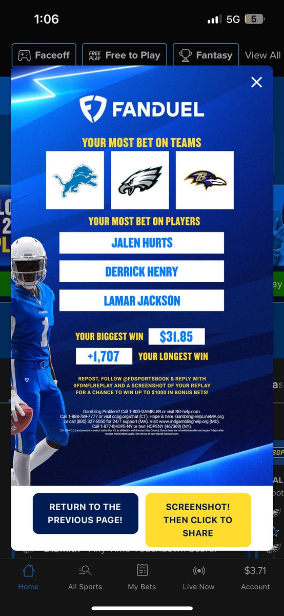 ODB_34's tweet photo. @FDSportsbook https://t.co/bDn28pddWU
