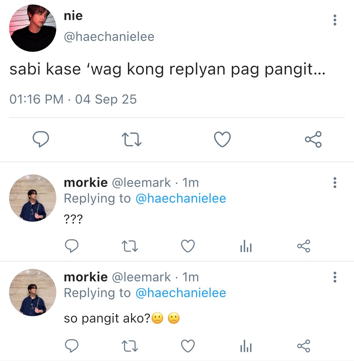 ninetooeight's tweet image. #mahae / #markhyuck two tweets au kung saan…