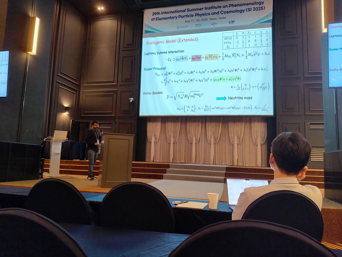 indrajit__saha's tweet photo. Attended Summer Institute #SI2025 in #SouthKorea.  It is very fun to be in #academia if you can travel😅 https://t.co/sUvRQ7KXxj