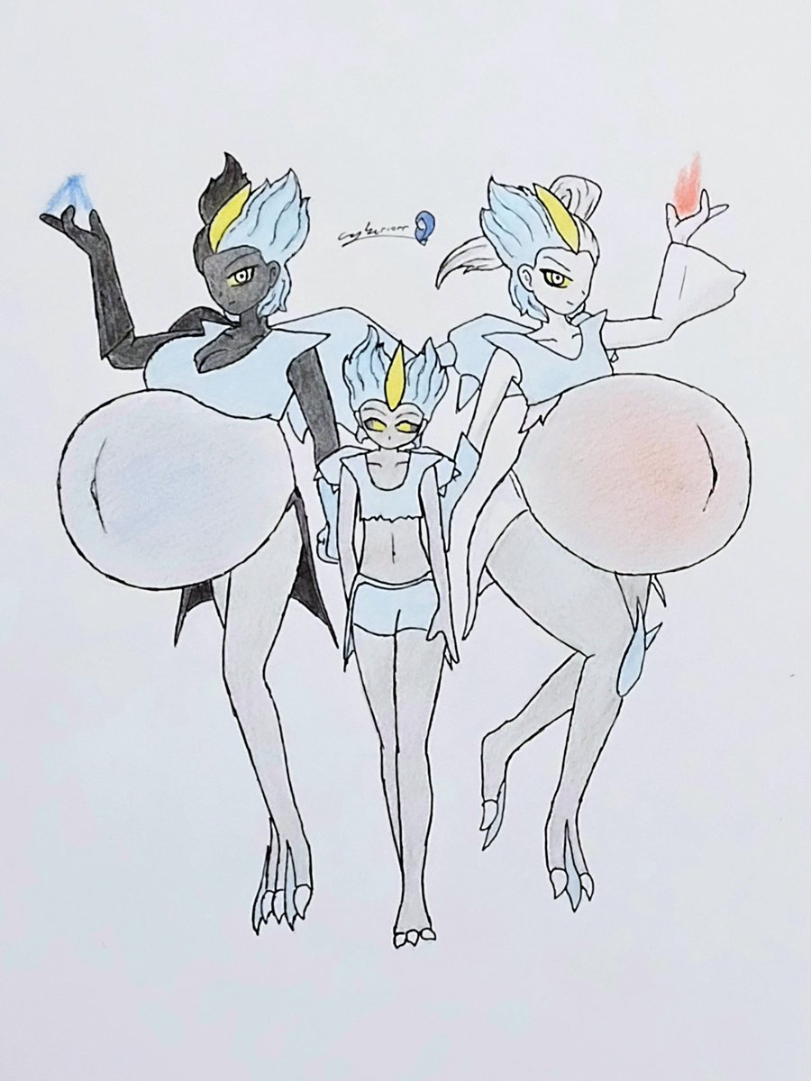 Loved making Kyurem as a husk for the Reshiram and Zekrom spirits, hope u guys like too :>

#bigbelly #belly #bellyexpansion #expansion #vore #bigbellyvore #vorebelly