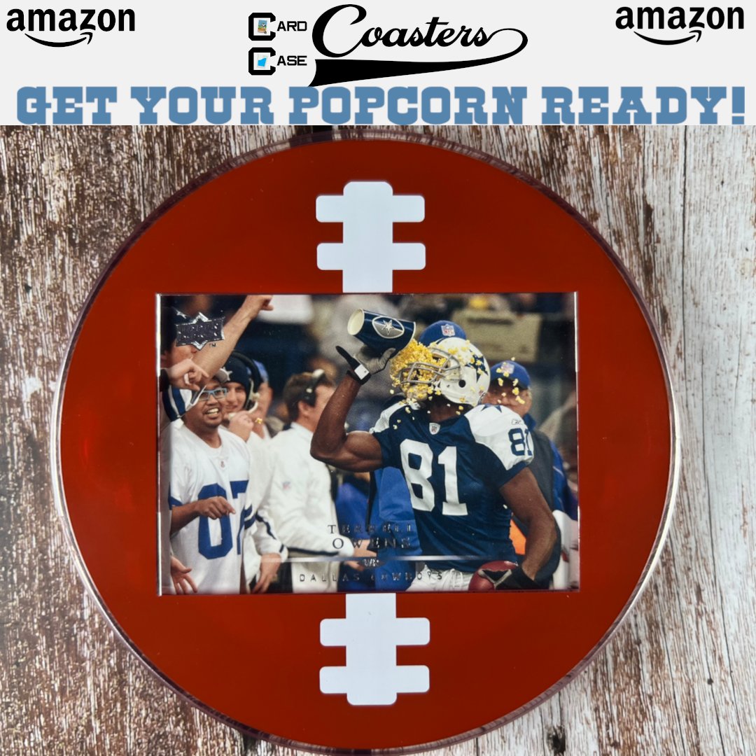 CardCoasters's tweet image. The 2025 NFL season kicks off tonight! The Jerry Jones gambling, Dallas Cowboys vs the reigning Super Bowl champs, the Philadelphia Eagles; Thursday, September 4, 2025, at 8:20 p.m. ET on NBC.
Get your Card Case Coasters ready and order them now on Amazon..... 🍿🏈🍺…