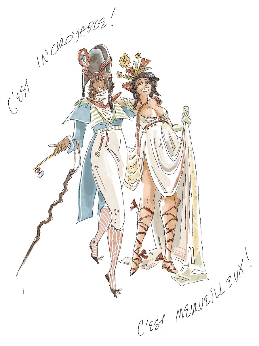 French Directory couple