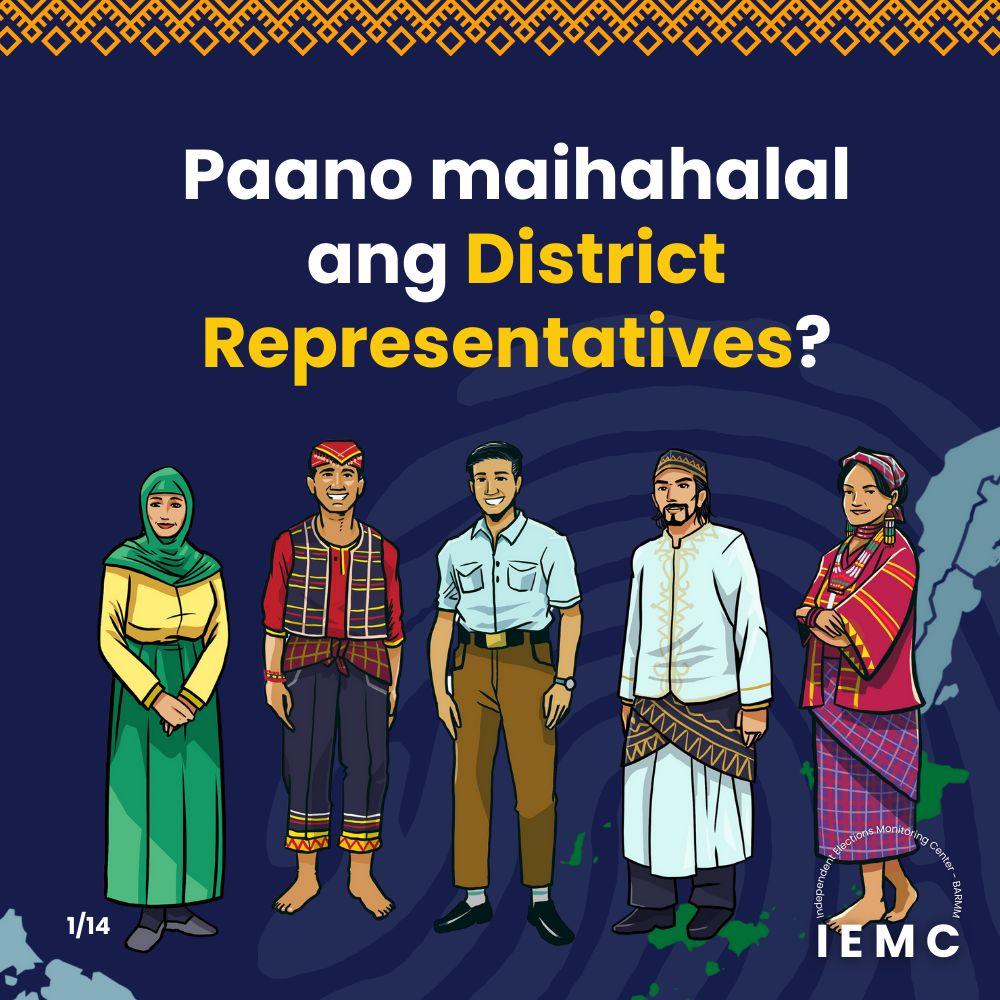 Handa ka na sa #BARMMElection2025?

Alamin kung saang isa sa 25 Parliamentary Districts ka kabilang. Bawat distrito ay pipili ng sariling kinatawan para maging boses ng kanilang komunidad sa Bangsamoro Parliament: facebook.com/61574918773435…