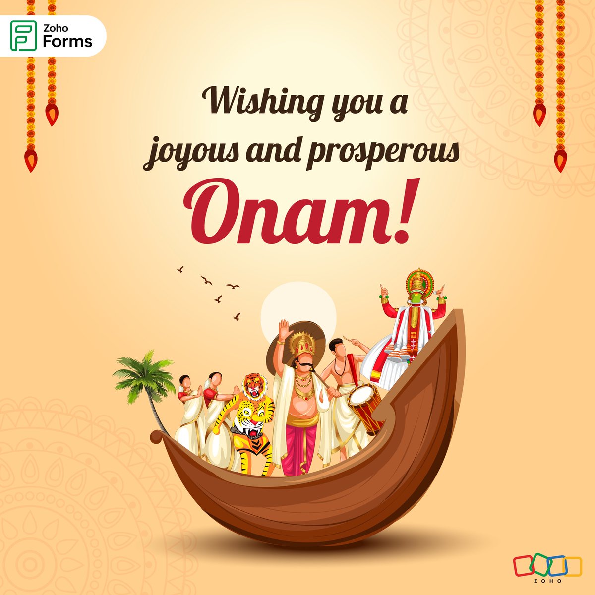 ZohoForms's tweet image. May this season bring joy, harmony & cherished moments.
Plan your celebrations hassle-free—collect RSVPs, manage events & more, all in one place.
Start your festive planning today: zurl.co/1Y4SN
#HappyOnam #Onam2025 #ZohoForms #FestivalOfHarvest #CelebrateSmart