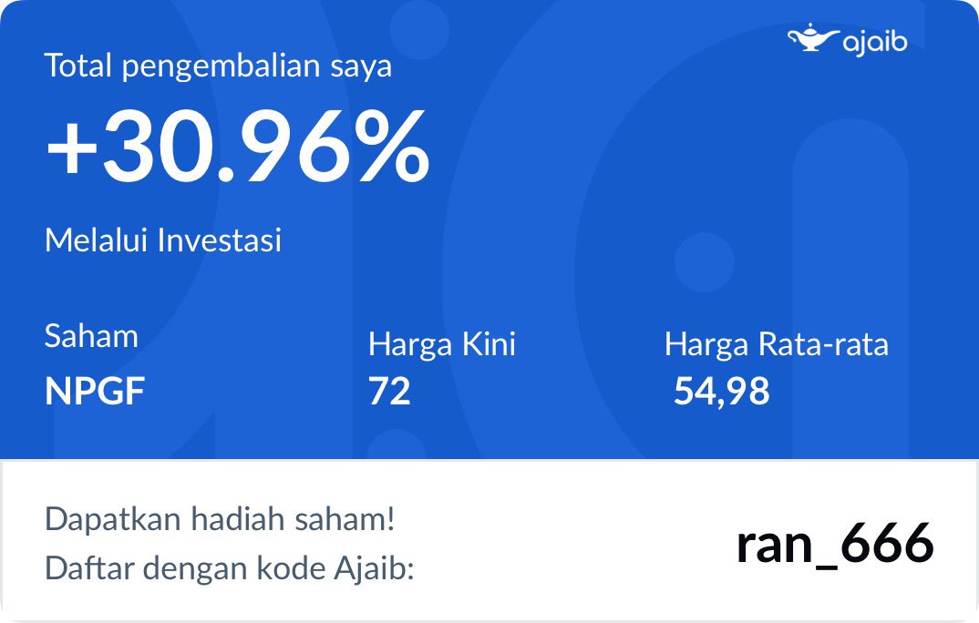 ran_ratna's tweet photo. Dapet top gainer? In this economy… Thank you CIA #ProfitLoungeCIA @TradingDiary2 https://t.co/TnQ2sRE1oH