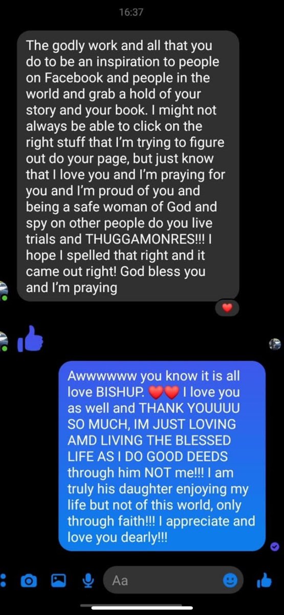 Tearssss of joy 😭😭😭😭

Y'all if y'all read my 1st book or knew my story you will really see why I speak and live the way I do, "BLESSED"!

It's ALL him, not me!!! 🙌

I love y'all, and THANK YOUUUU to you all🙌🤞

There is FREEDOM when you know the WORD!!! 

#iamhisdaughter 🙏🏽
