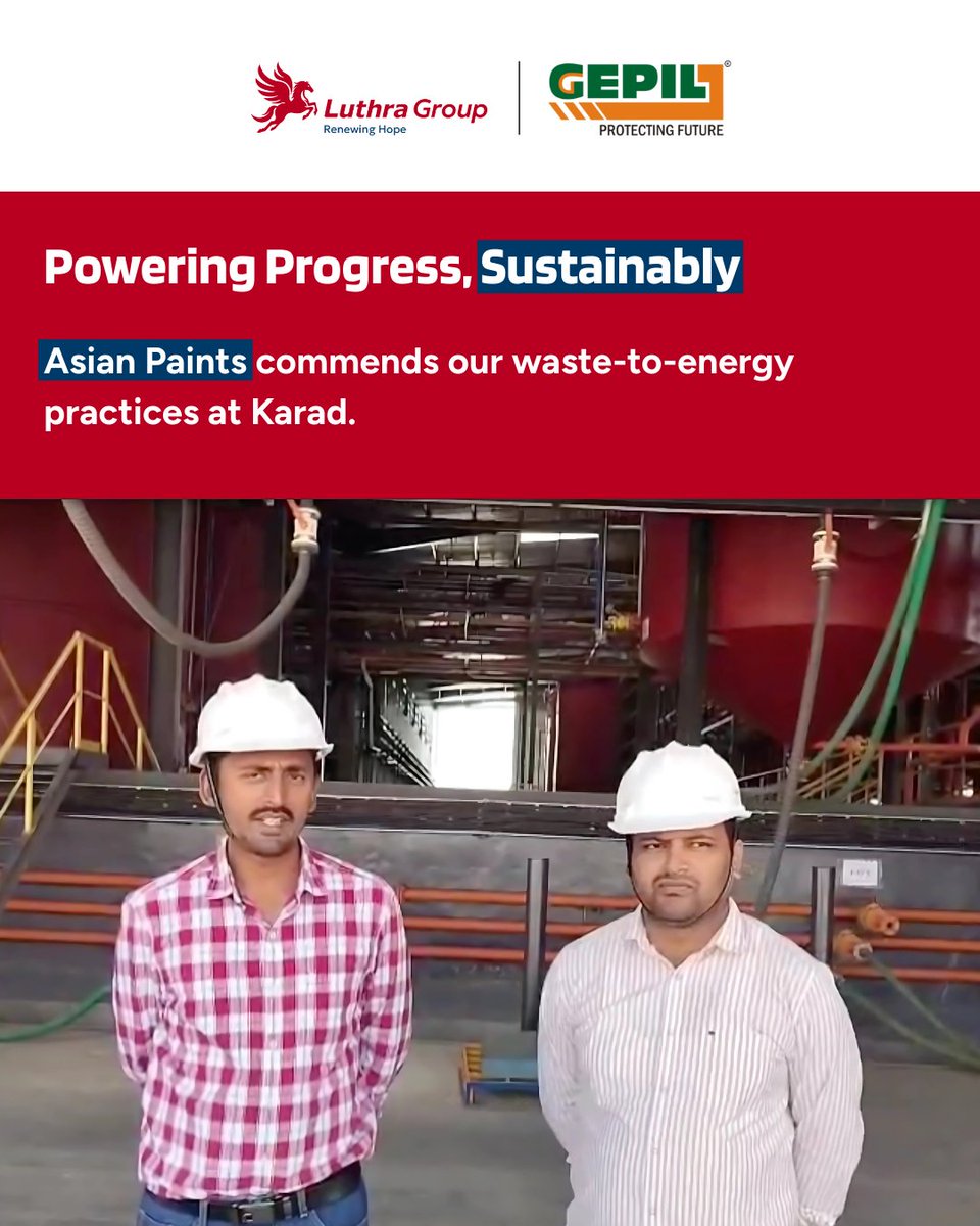 When industry leaders like Asian Paints visit our facilities, it’s a reminder that progress isn’t just about innovation, it’s about meeting the highest standards of sustainability.

Excited to keep building this association where efficiency and responsibility go hand in hand