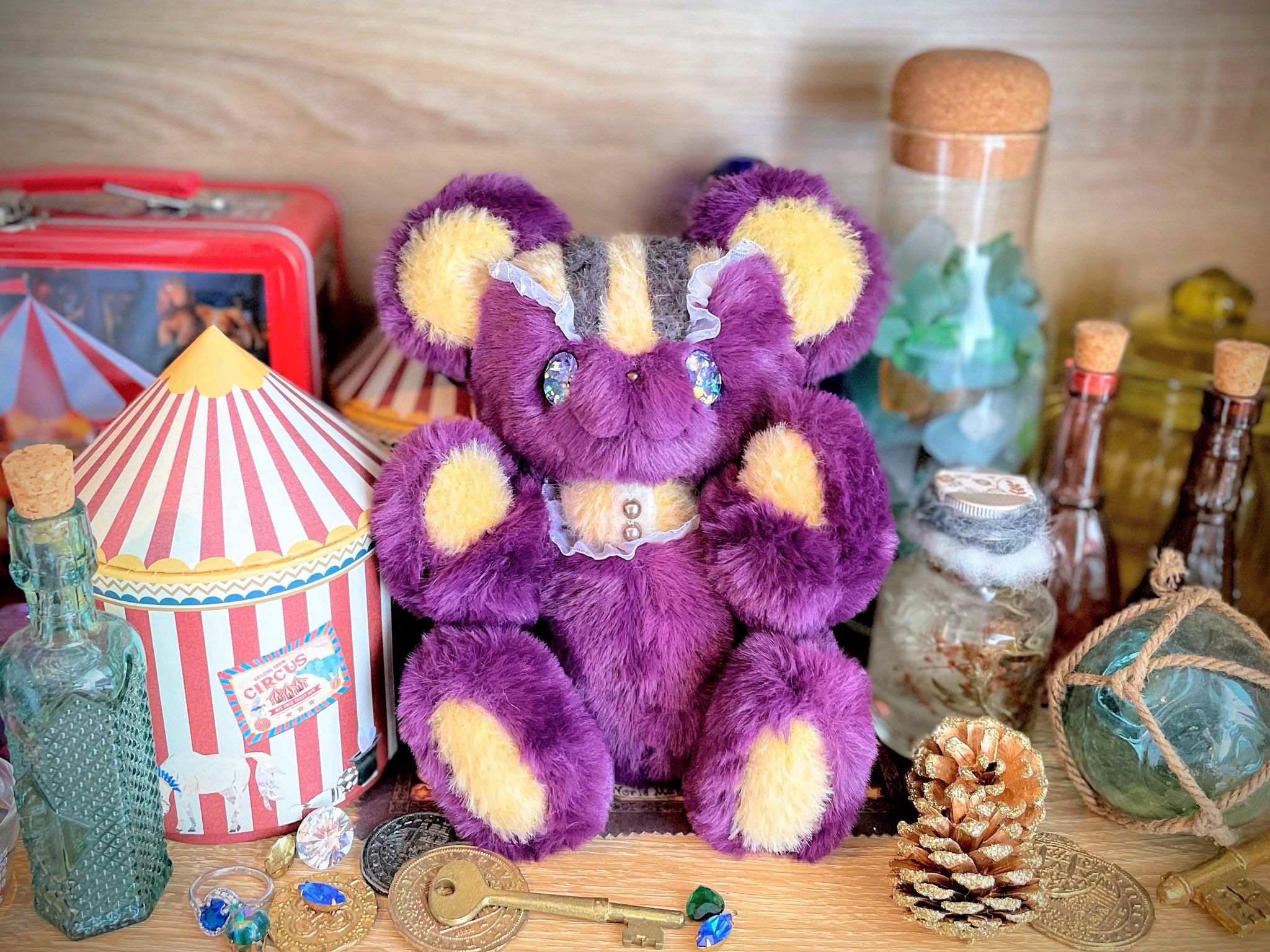 sample】あみぐるみ オーダーメイド ぬいぐるみ アートドール テディベア