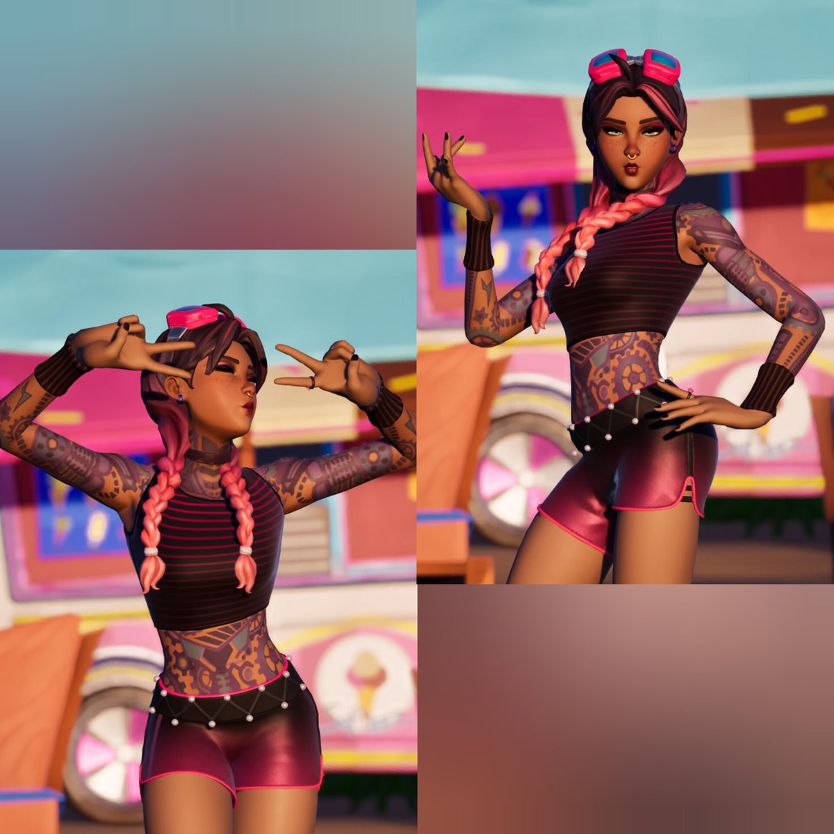 Flutter2019's tweet image. New post on my Instagram 
Beach Jules🩷⚙️
USE the code HA12, M8V and PATUS on the store 
Model: @Flutter2019
Map: @//imave__ on Instagram