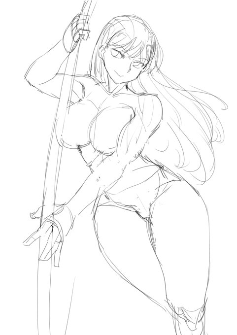 落描き,doodle
使い所を求めてフォルダに眠っているラフ 