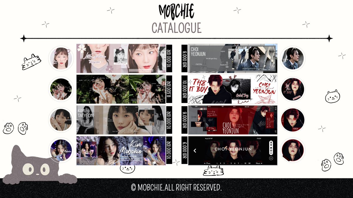 bantu repost, terimakasih

Promo 9.9 hari terakhir, yuk jajan layout by request mobchie dengan harga spesial 4k-6k aja, yang mau bisa langsung dm/wa mobchie yaap..!!

#zonauang