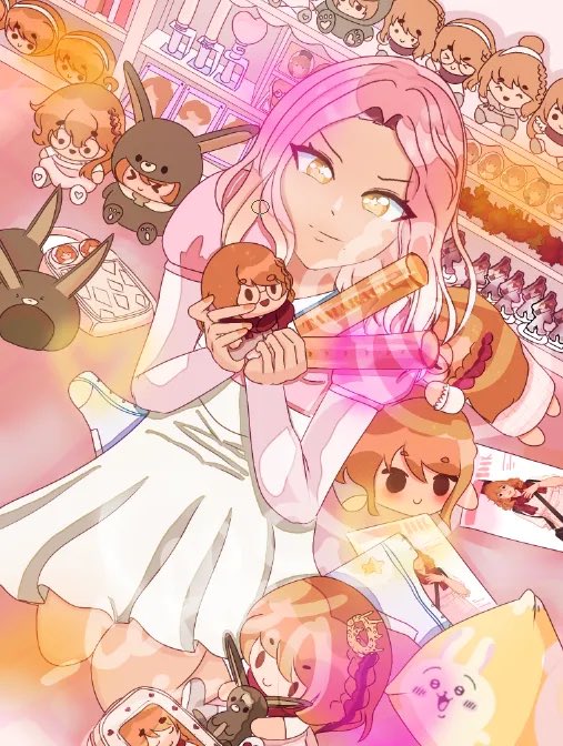 I CAN FINALLY SHARE THIS

Day 4 - Gifts!! 
Tamarack’s biggest fan on the scene [Heavy BG Inspo from Project Sekai’s “Idol Lover” Card]

#OLNF #OLNFWeek2025 #tamarackbaumann