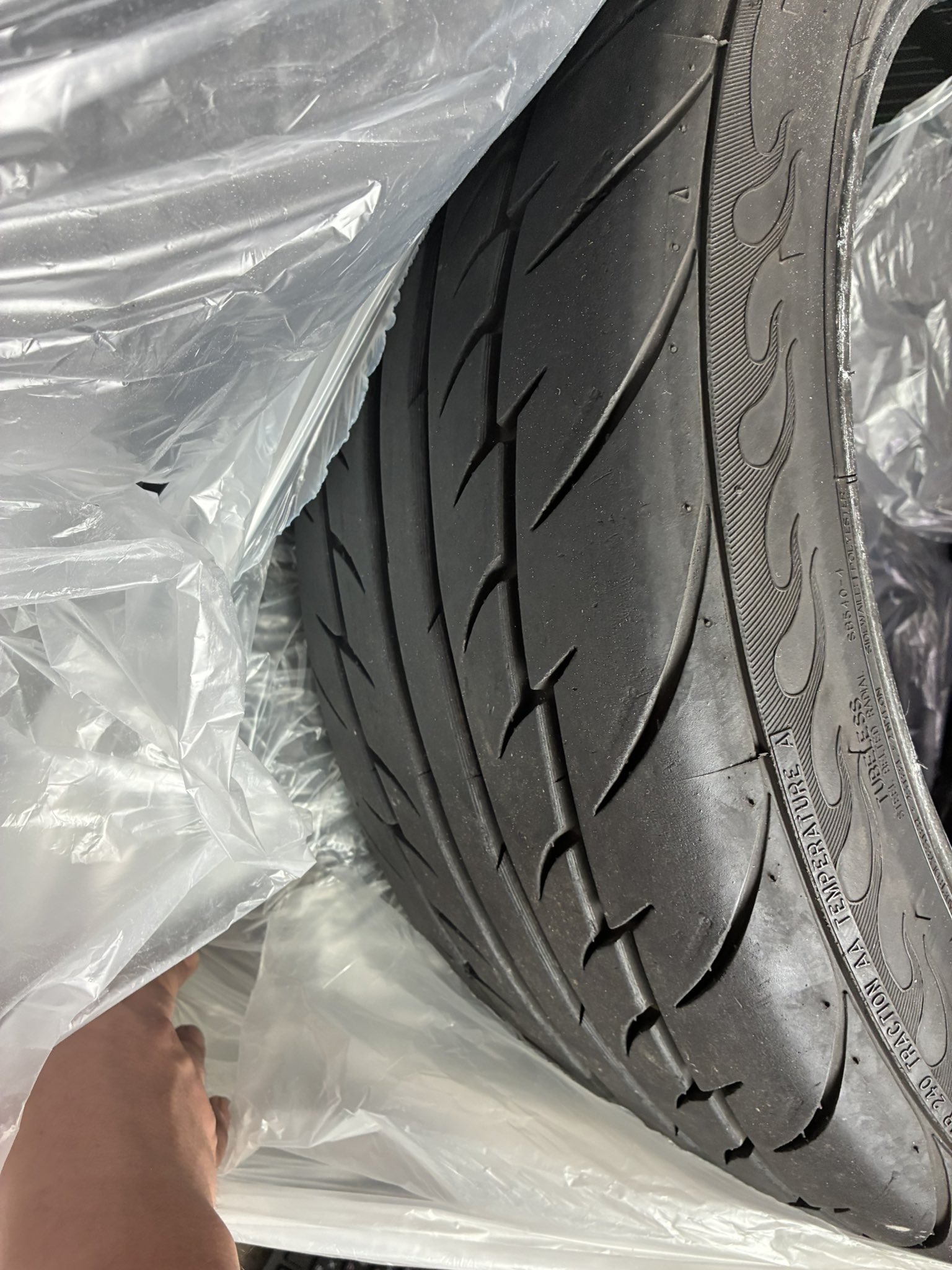 即購入❌手渡しのみ‼️ 深リム7J 195-45-16 クリア剥がれ　白錆多数 即購入❌手渡しのみ‼️ 深リム7J 195-45-16 クリア剥がれ 白錆