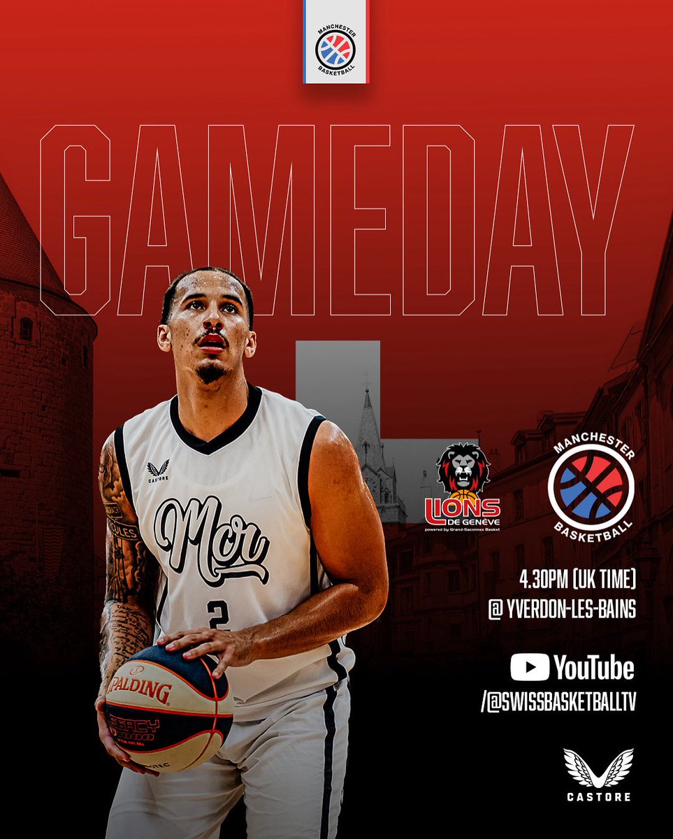 🇨🇭 It’s Landolt Cup GAMEDAY!

📅 Today, 4.30pm (UK time)
🆚 <a href="/GeneveLions/">Lions de Genève Officiel</a> 
📍 Yverdon-Les-Bains
📺 m.youtube.com/watch?v=YQ7Jjg…

#RepTheCity