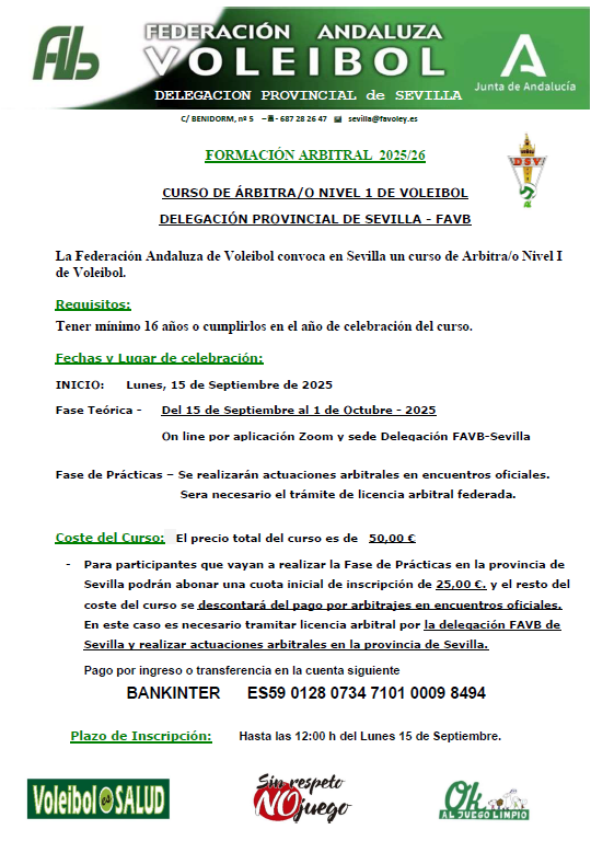 Delegación Sevillana de Voleibol-FAVB tweet media