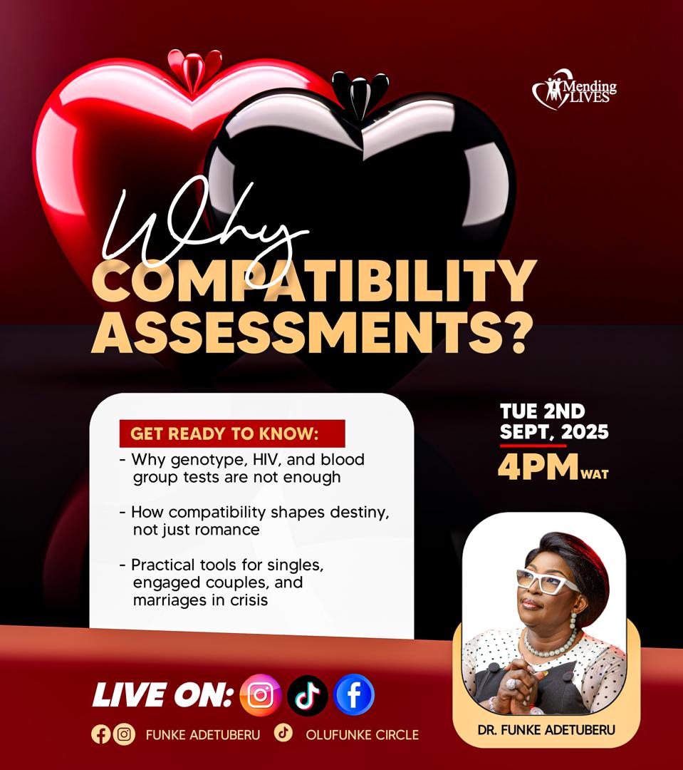 funkeadetuberu's tweet image. 🔥🔥 WHY? !  WHY? !WHY?! 🔥🔥

 WHY COMPATIBILITY? 
Love can start a relationship, but only compatibility sustains it.

Join me LIVE today at 4 PM (WAT) as we dive into the big questions:

Streaming on:
Instagram | Facebook | YouTube | TikTok

#compatibility #couplesgoals #viral