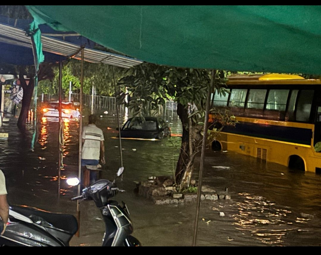 Rain havoc in Gurgaon 

My husband took a shortcut   Car sank 
Door opened after lot of push 

1 Avoid shortcuts 
2. Keep gadget break window
3. Keep  phone 
4. Keep calm

<a href="/narendramodi/">Narendra Modi</a> 
<a href="/nitin_gadkari/">Nitin Gadkari</a> 
<a href="/gurgaonpolice/">Gurugram Police</a> 
<a href="/CMOHaryana/">CM</a> 
<a href="/DC_Gurugram/">DC Gurugram</a>