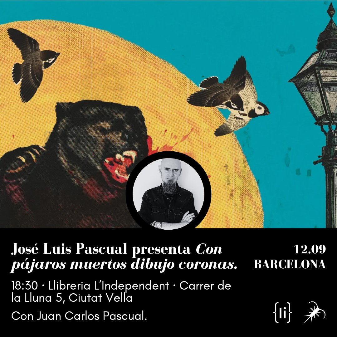pezdeplata's tweet image. 📣 ATENCIÓN, BARCELONA. El terror y el surrealismo de José Luis Pascual desembarcan el próximo viernes 12 en la Ciudad Condal. Le acompaña Juan Carlos Pascual. Habrá ratas, cucarachas y pájaros muertos. 🪳💥 Os esperamos en L&apos;Independent. 🖤