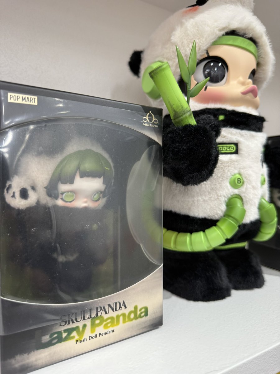 skullpanda lazy panda スカルパンダ ぬいぐるみ 2体セット 正規品】スカルパンダ新作 skullpanda lazy pandaぬいぐるみ