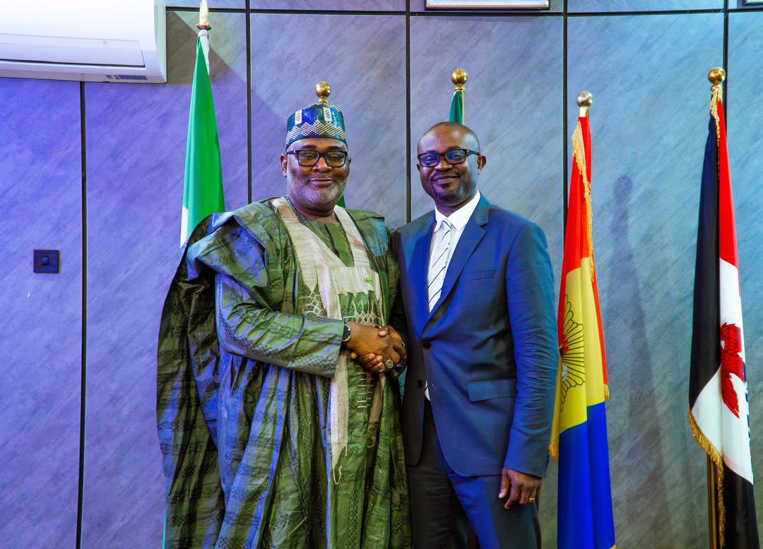 H.E. Uba Maigari Ahmadu, Minister of State for Regional Development, met with the Minister of Interior, Olubunmi Ojo, to deepen collaboration on security, border communities, civil defence, and youth engagement.