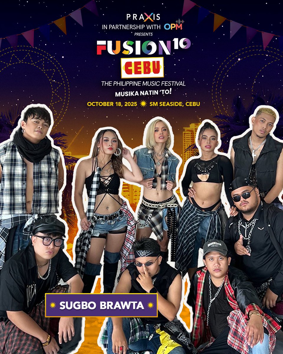 Fusion PH Music Fest (@fusionphfest) on Twitter photo Pure Cebuano talent. Pure Brawta energy. 🙌
Ang <a href="/SBrawta/">Sugbo Brawta</a> ania aron i-representa ang Queen City of the South pinaagi sa world-class nga mga sayaw sa #FusionCebu2025.
Don’t miss the hype! Get your tickets here: ticketmelon.com/praxis/fusionC…
#MusikaNatinTo #SugboBrawta Pure Cebuano talent. Pure Brawta energy. 🙌
Ang <a href="/SBrawta/">Sugbo Brawta</a> ania aron i-representa ang Queen City of the South pinaagi sa world-class nga mga sayaw sa #FusionCebu2025.
Don’t miss the hype! Get your tickets here: ticketmelon.com/praxis/fusionC…
#MusikaNatinTo #SugboBrawta