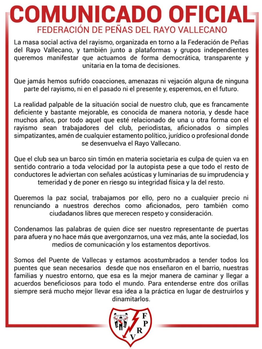 El Rayo por encima de todo.