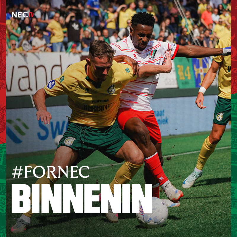necnijmegen's tweet photo. N.E.C. in EXTREMIS onderuit bij AFSCHEID Calvin Verdonk 🎞️

#FORNEC 3-2