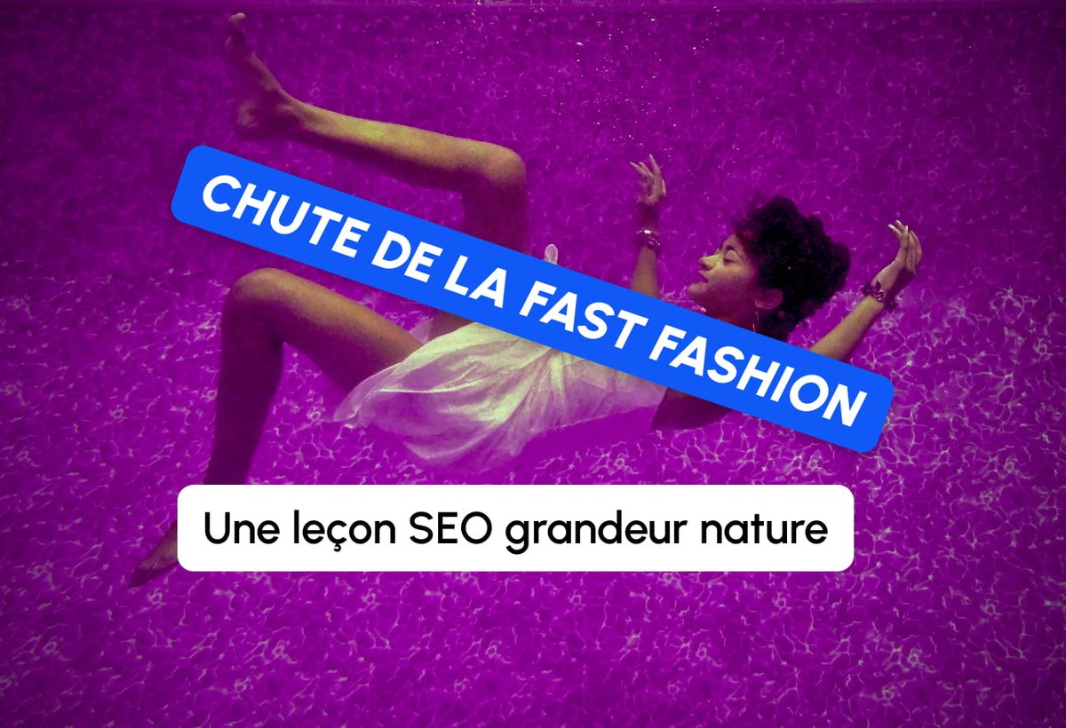 Fast fashion française : des noms iconiques qui disparaissent de Google faute de SEO agile.   Quand le seul héritage, c’est le vide sur les SERPs, les digitaux natifs raflent la mise.  Une étude
<a href="/SistrixFR/">Sistrix FR</a>
Ne jamais sous-estimer la vélocité SEO !
👉 abondance.com/20250901-14134…