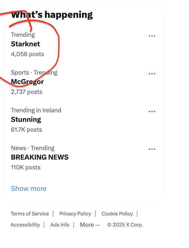 Starktember indeed