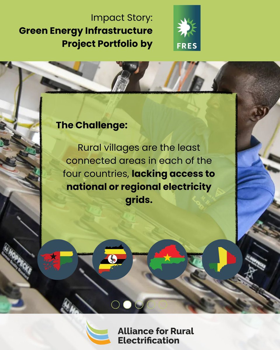 RuralElec's tweet image. 🍃 @FRES_NL is making a difference through DRE!

☀️ 15 nano grids and 5 mini-grids have been deployed, further expanding energy access in remote areas. The result is the creation of  7,169 new energy connections, bringing electricity to 46,000 people and creating new direct…