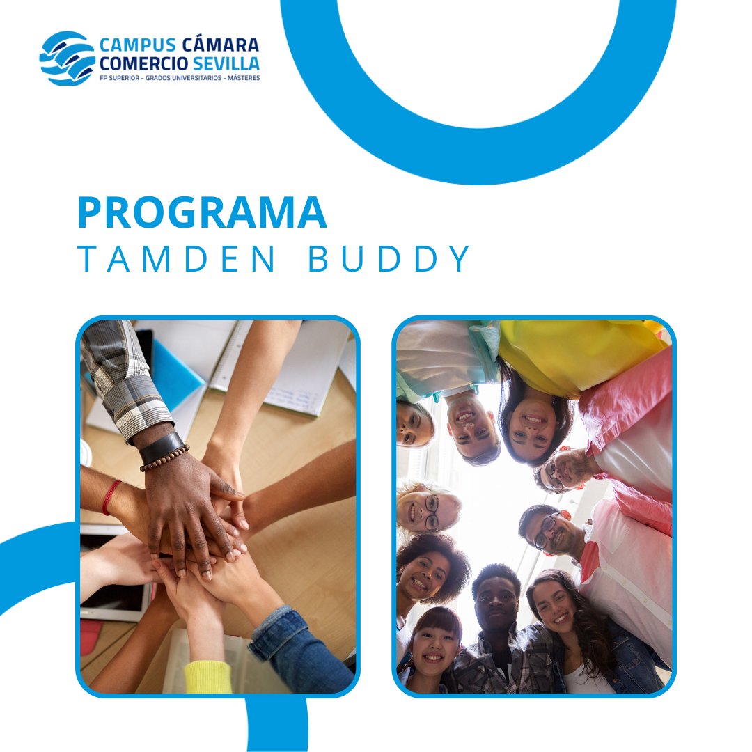 🌍 ¡Haz del mundo tu aula!
¿Quieres conocer estudiantes internacionales, practicar idiomas y compartir tu cultura?
¡Apúntate al Tandem Buddy Programme! 💬✈️

Este verano te emparejamos con un/a estudiante que viene a Sevilla en el primer cuatrimestre. Podrás ayudarle, conocerle