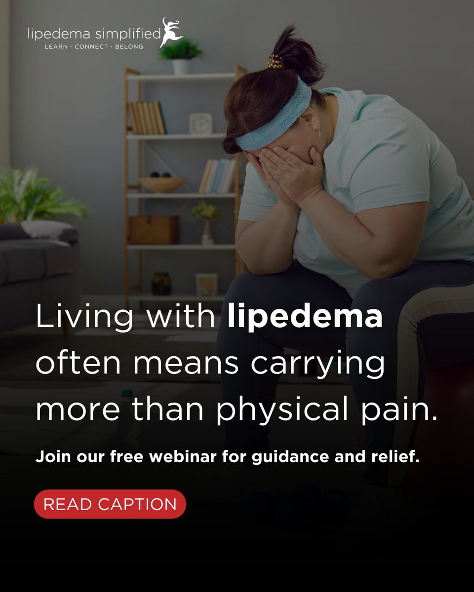 Living with lipedema can feel exhausting—dismissed by doctors, stuck in diets, blaming yourself. It’s not your fault. Join our FREE webinar Sept 7, 3pm EDT to find relief &amp; self-compassion. Register: learn.lipedema-simplified.org/special-webinar 

#lipedemawebinar #lipedemasimplified