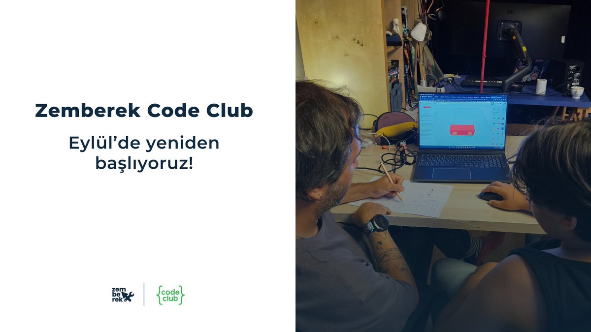 Temmuz ayı başında, çocukların dijital alanda ifade alanlarını arttırmak amacıyla başladığımız Zemberek Code Club'ın ilk dönemini tamamladık.
Code Club'ın yeni dönemi bu ayın sonunda tekrar başlayacak.Takipte kalın.💙💚
<a href="/CodeClub/">Code Club</a> 
#CodeClub #YaraticiKodlama #Steam
