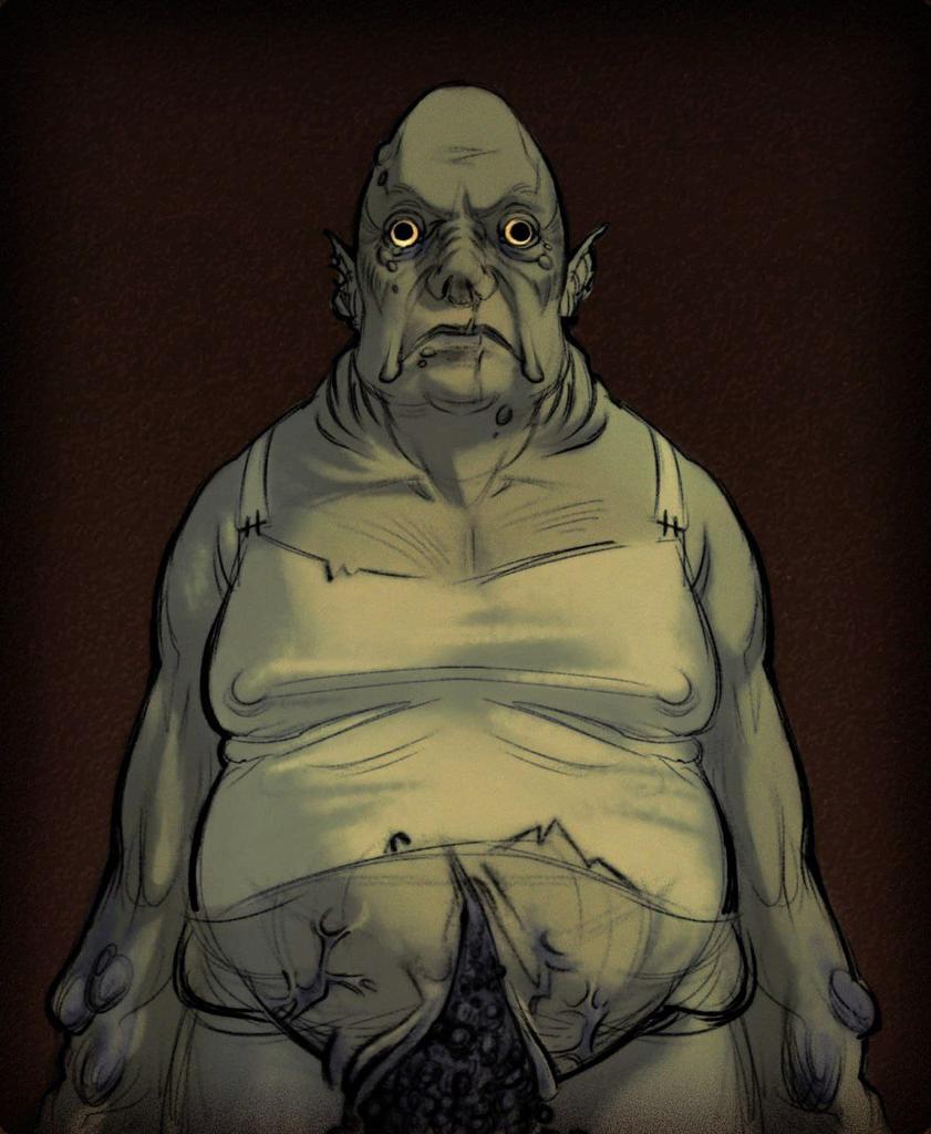в прошлом году делали хеллоуинский коллаб с моей вузовской группой. вот такую богатую черной икрой тетю решила нарисовать
#lovecraft #lovecraftian #theshadowoverinnsmouth #innsmouth