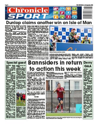 This week's #Ballymoney Chronicle is in the shops now. Don't miss yours - filled with local news, events and features. Keep up to date daily on our website at ballymoneychronicle.co.uk and if you want to contact us you can DM or call 028 7034 3344