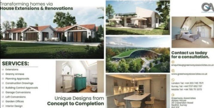 At Greenway Associates, we specialise in more than just design—we create living spaces that enhance comfort. From extensions and loft conversions to securing planning permissions and building regulation approvals, our approach covers everything from concept to completion.