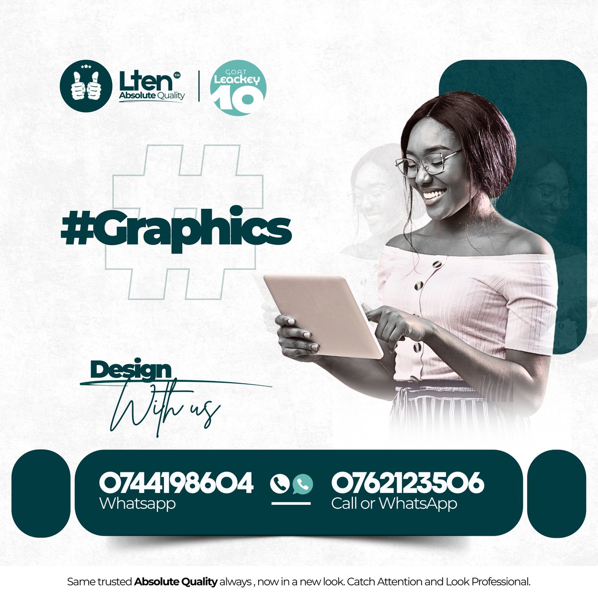 Designing excellence ✨️ Design with us #LtenGraphics