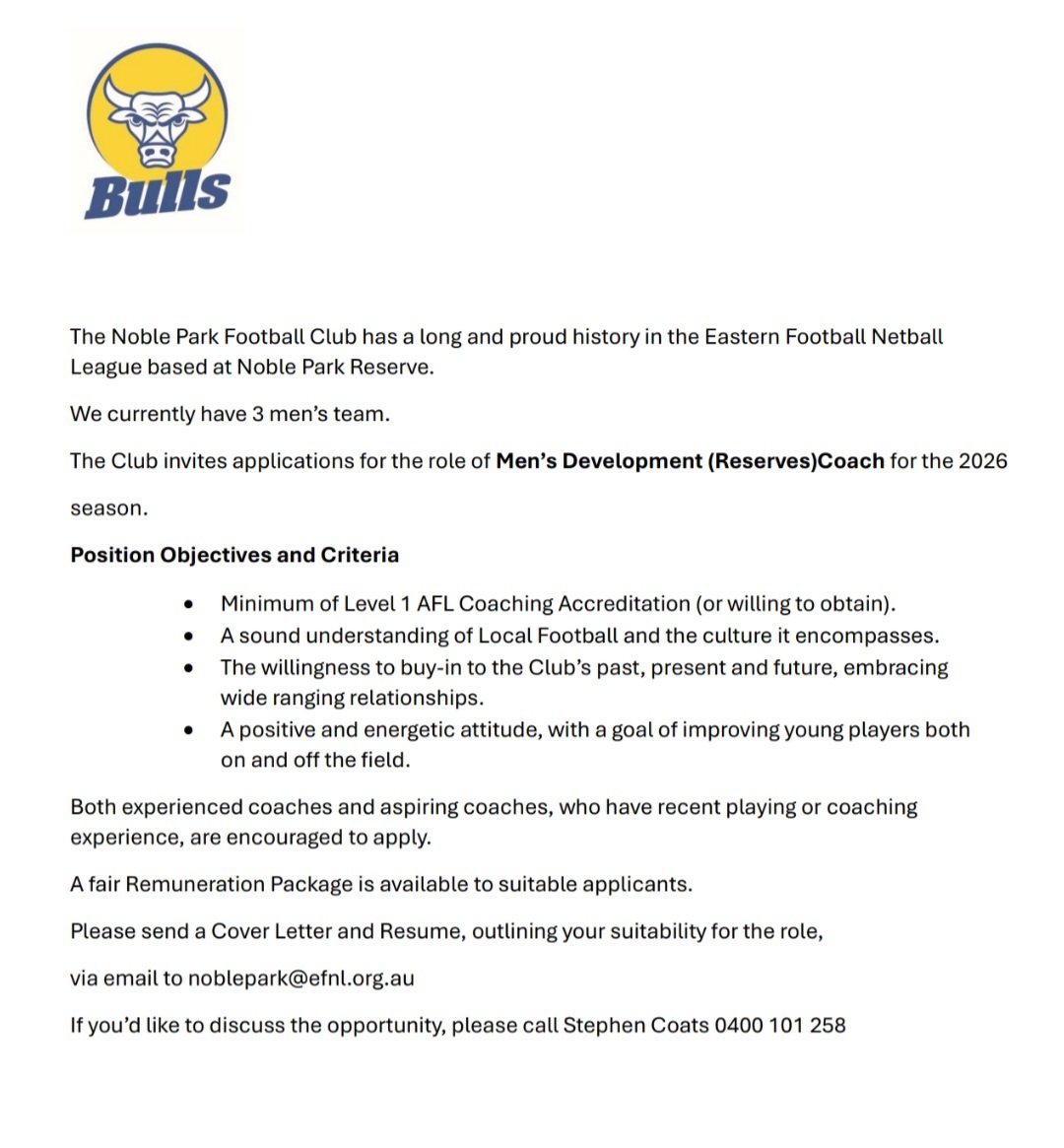 Noble Park FC (@nobleparkfc) on Twitter photo 