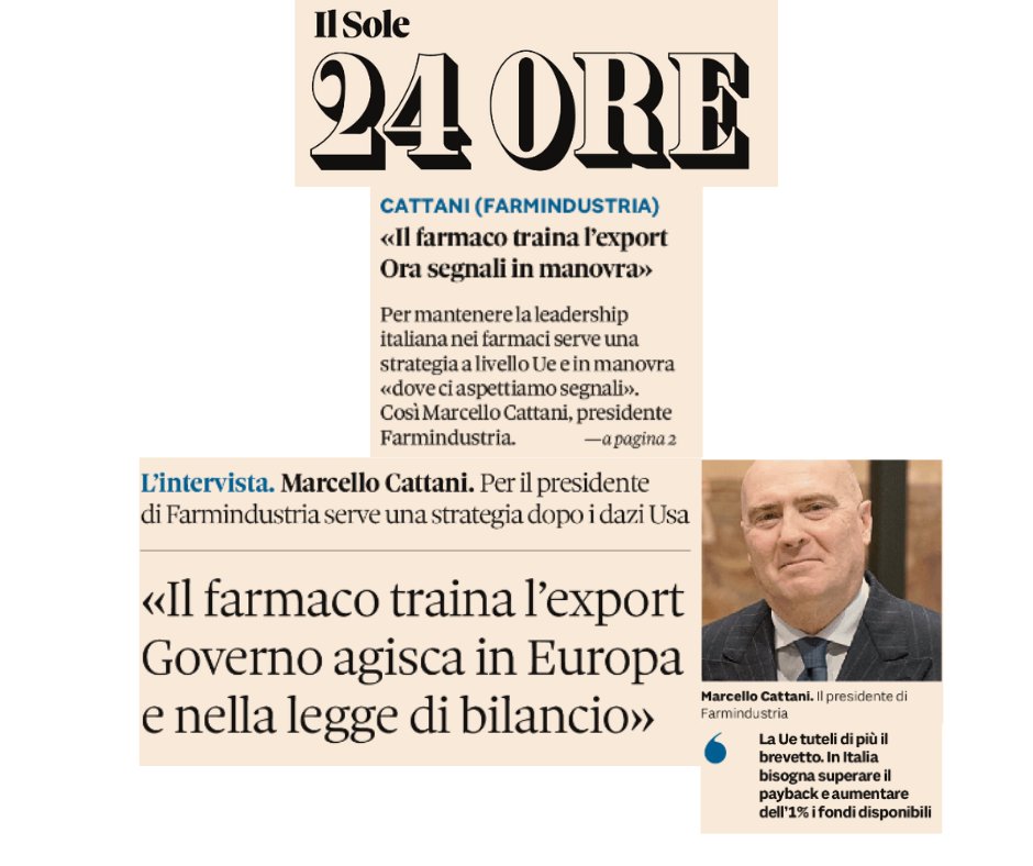 Farmindustria tweet media